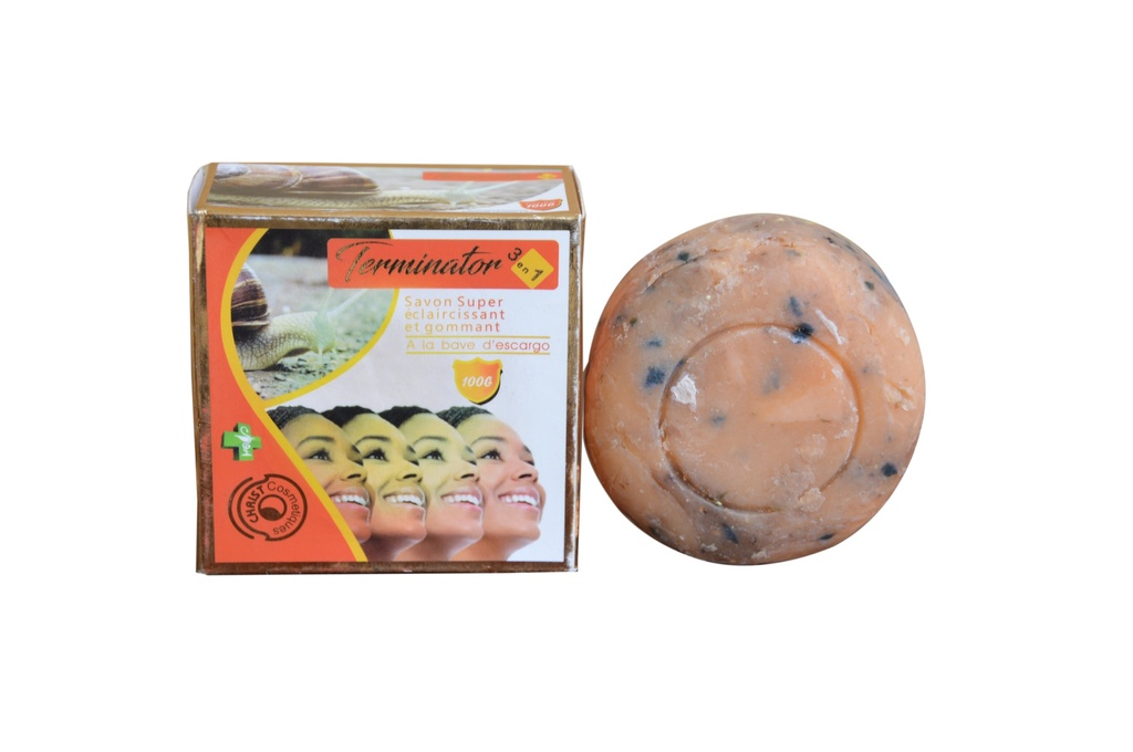 Savon Eclaircissant et Gommant Terminator 3en1 100g
